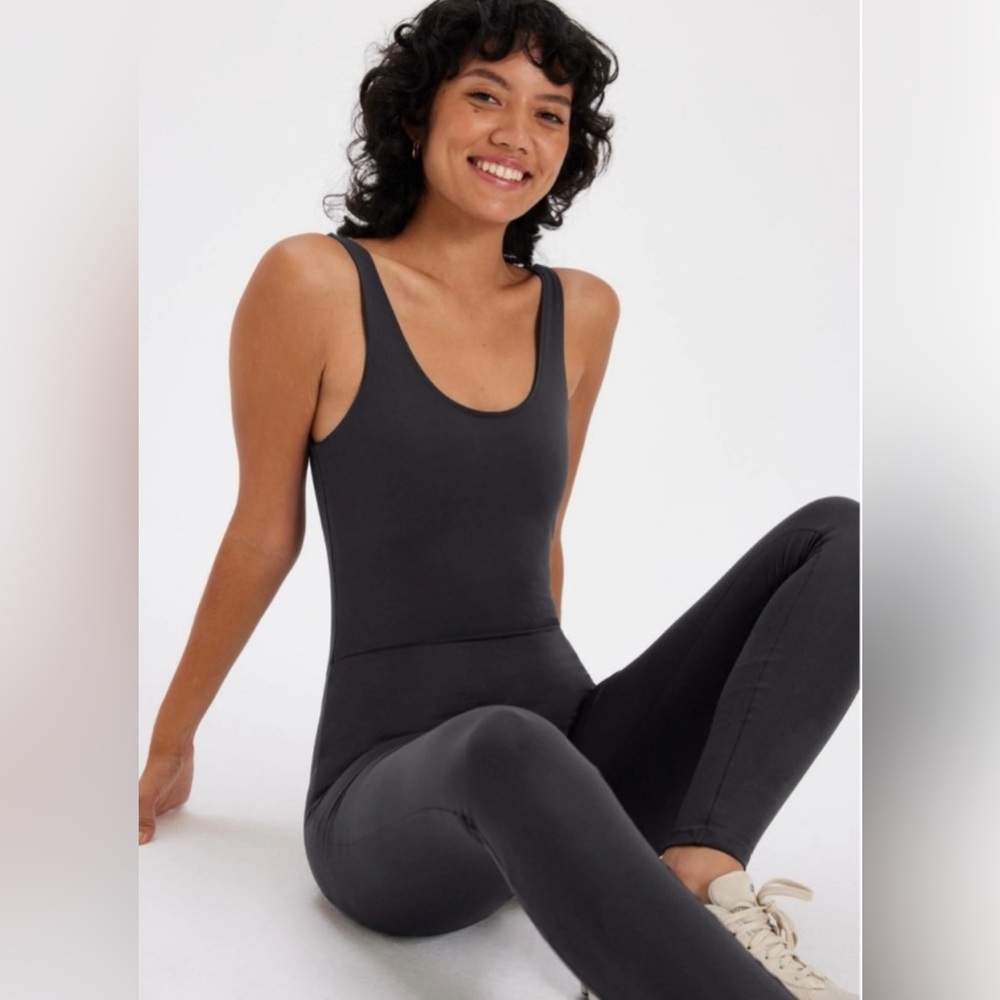 Girlfriend Collective Black Jumpsuit